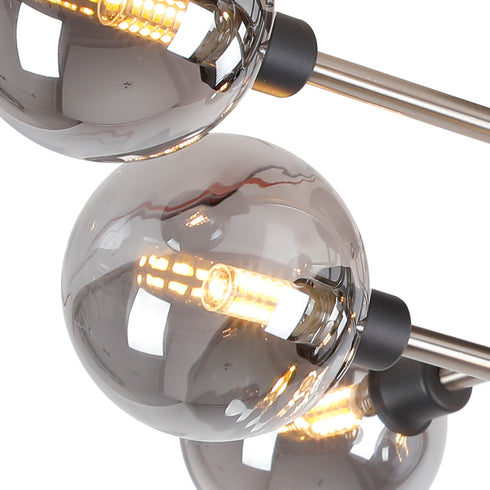 Delian Flush Ceiling 9 Light